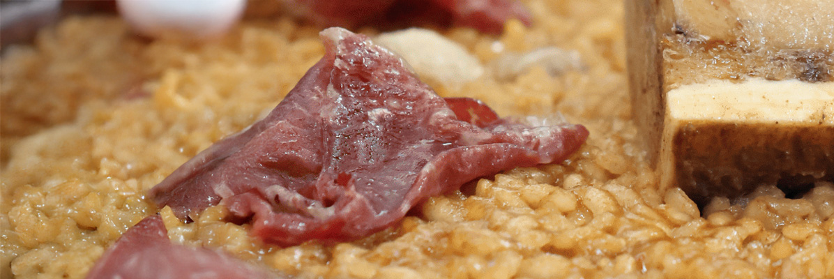Bone Marrow and Cecina Rice