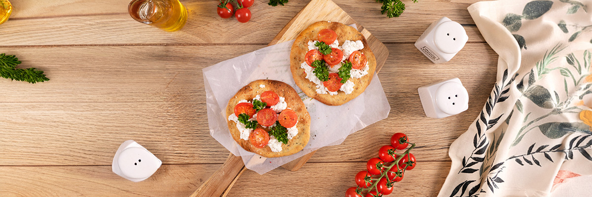 Goat Cheese, Tomato and Basil Pizza with Inés Rosales Torta