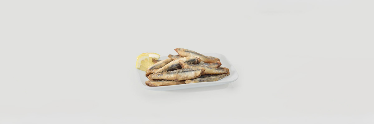 Lightly Floured Anchovies (Boquerón) with Garlic Lemon Dip